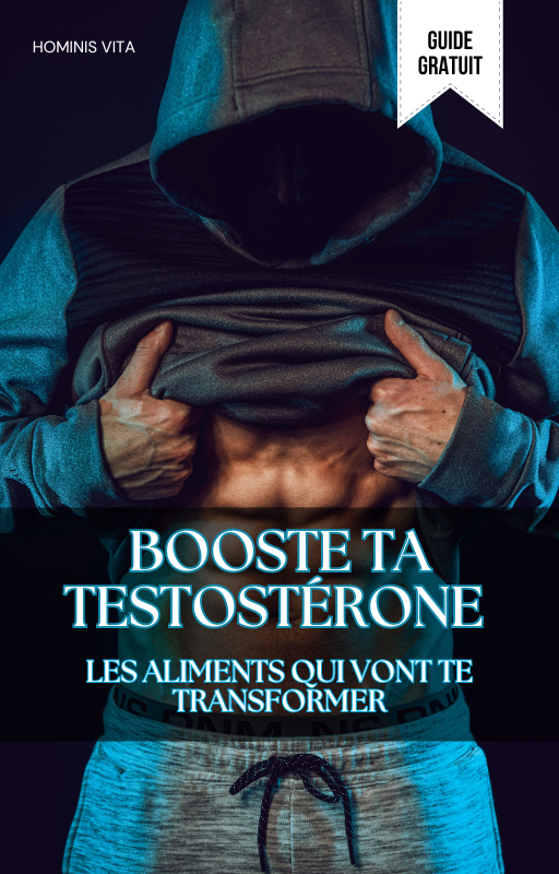 couverture du guide gratuit pour booster la testostérone chez les hommes
